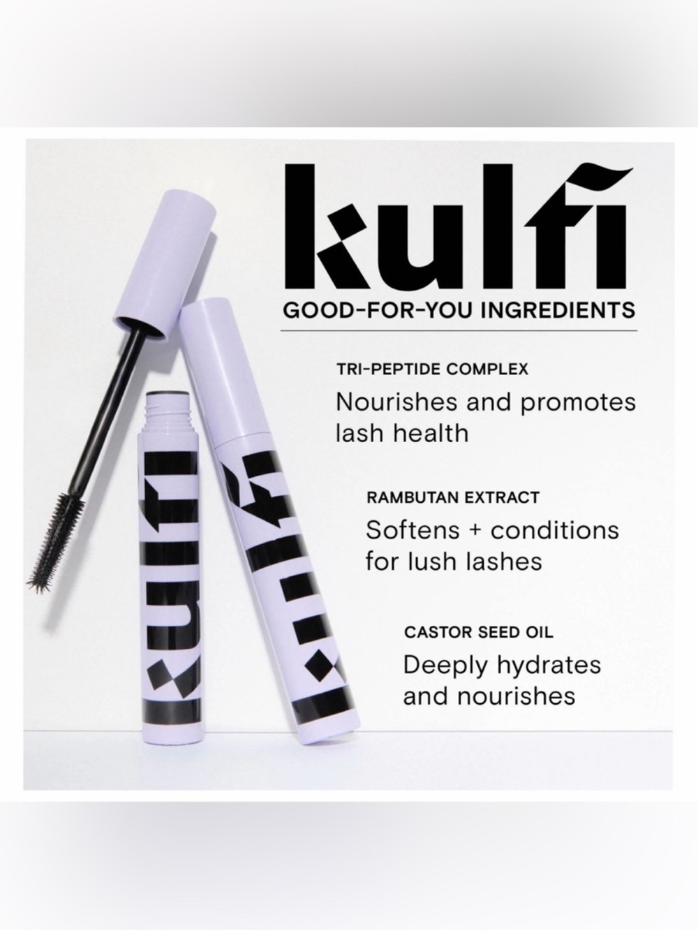 NEW Kulfi Badi Lash Mascara LIFTS HEAVY LASHES!